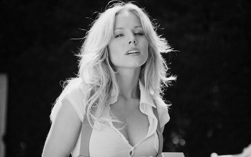 Woman with Blonde Hair — White Shirt