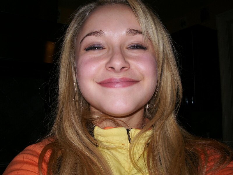 Woman with Blonde Hair — Yellow, Neutral, Night