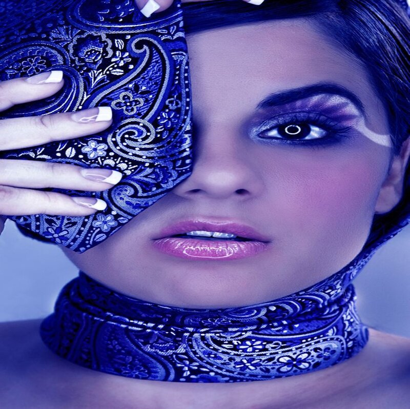 Woman with Blue Bandana