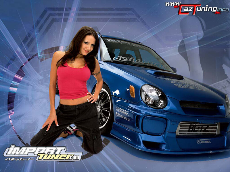 woman with blue car