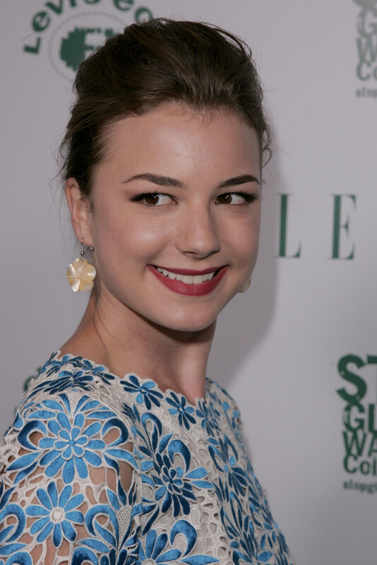 Woman with Blue Dress — Smiling