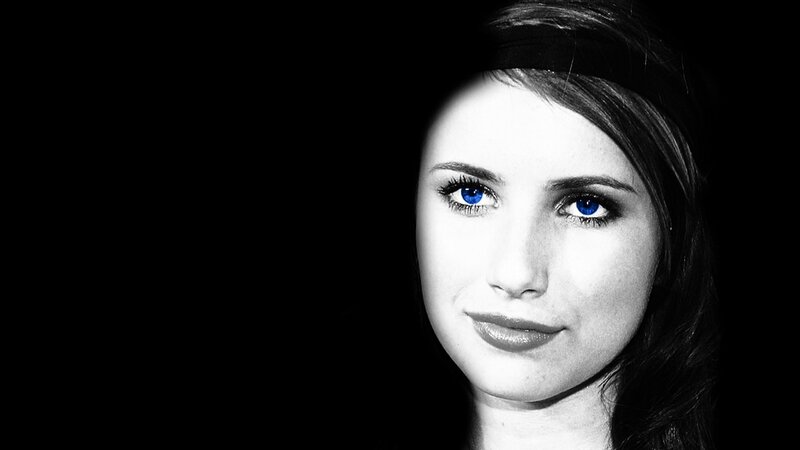 woman with blue eyes