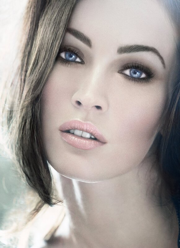 woman with blue eyes