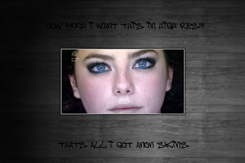 woman with blue eyes