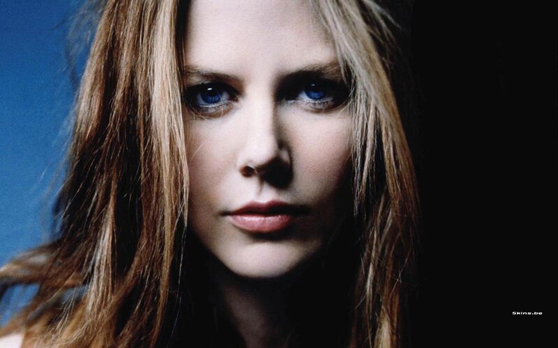 woman with blue eyes