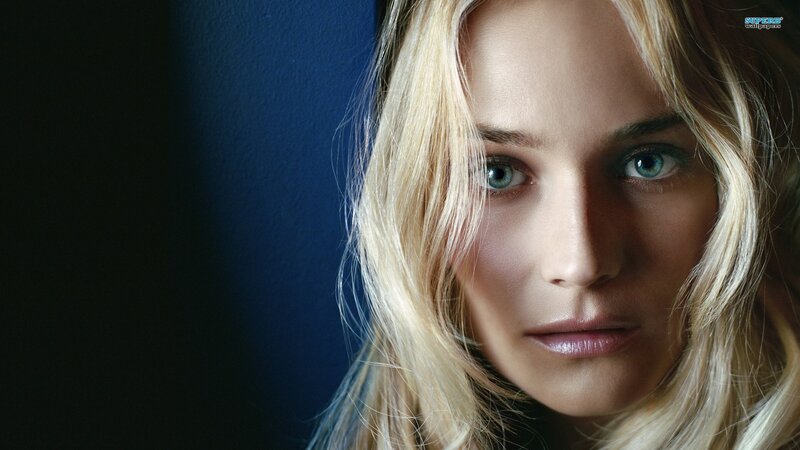 woman with blue eyes