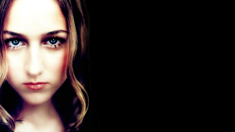 woman with blue eyes