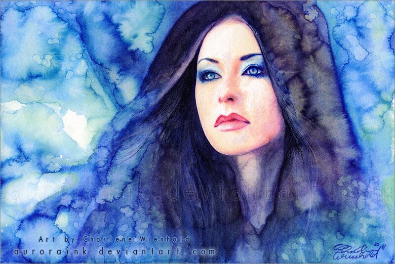 woman with blue eyes