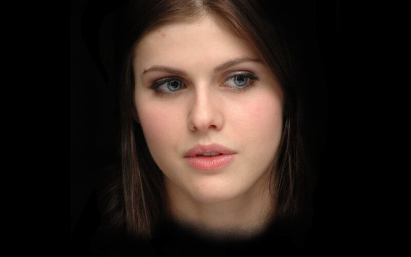 woman with blue eyes
