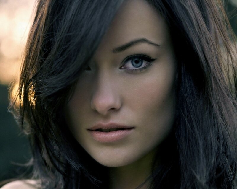 woman with blue eyes