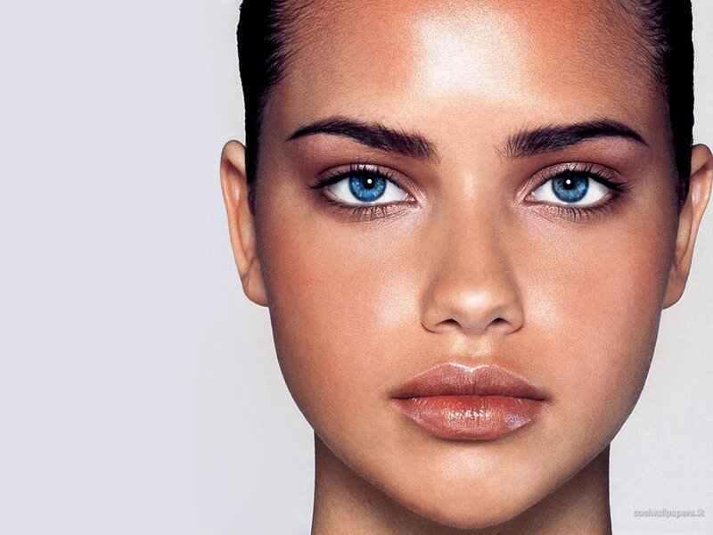 woman with blue eyes