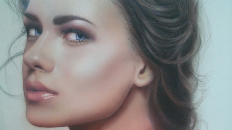 woman with blue eyes