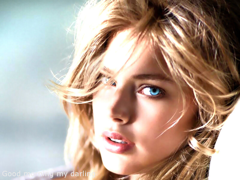 woman with blue eyes