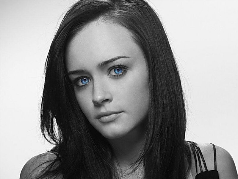 woman with blue eyes