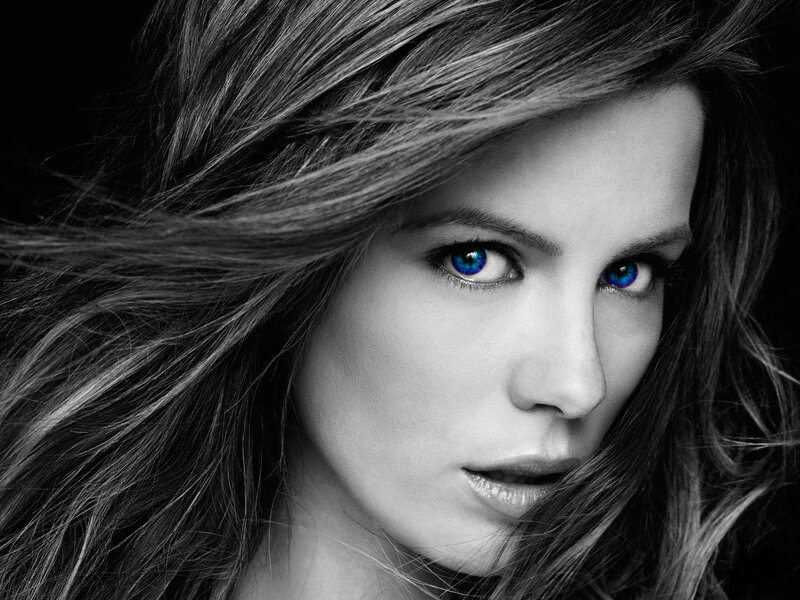 woman with blue eyes