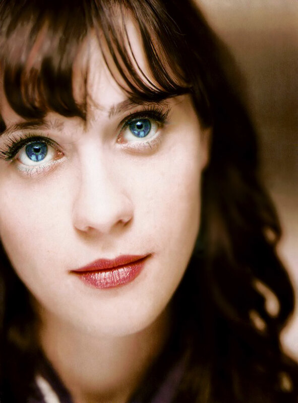 woman with blue eyes