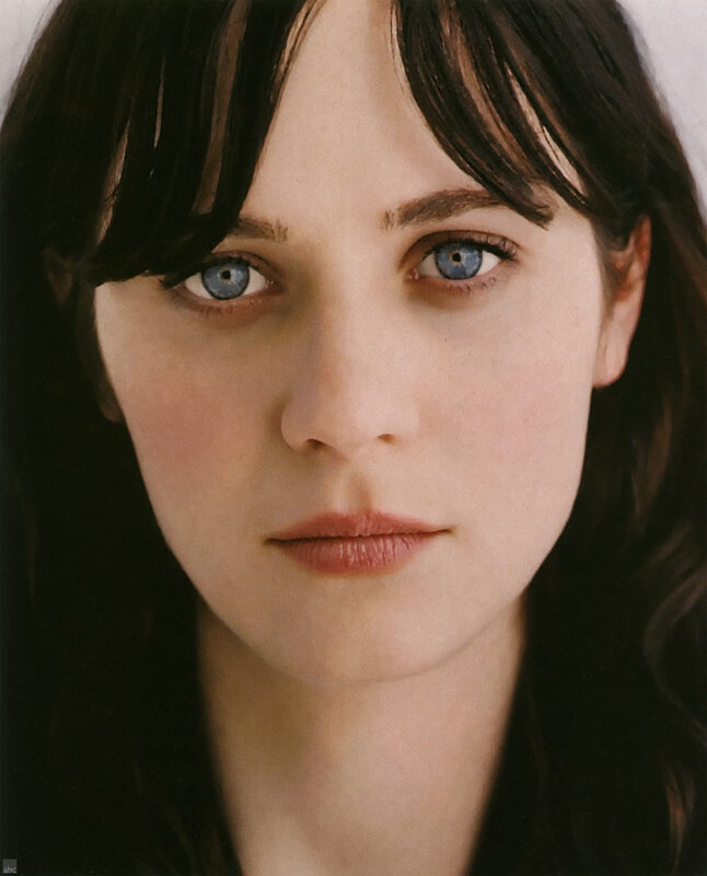woman with blue eyes