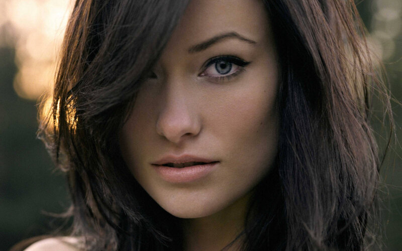 woman with blue eyes