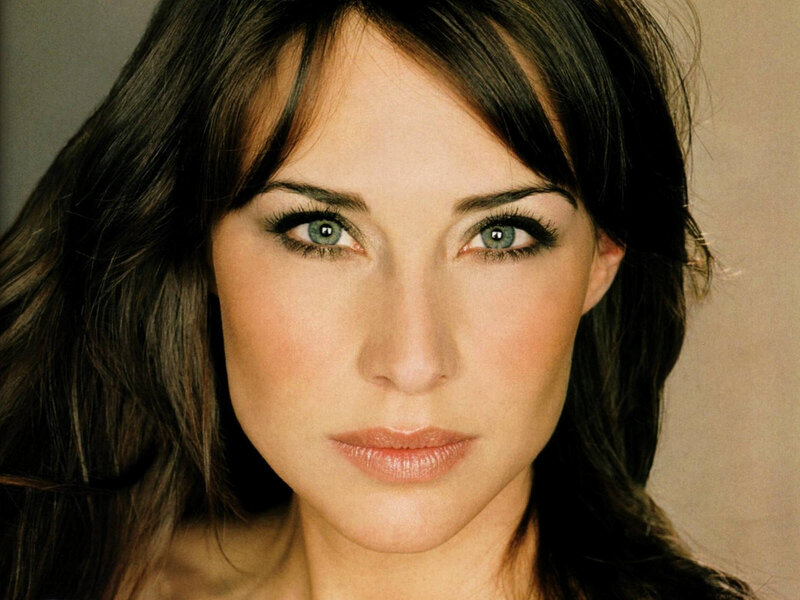 woman with blue eyes