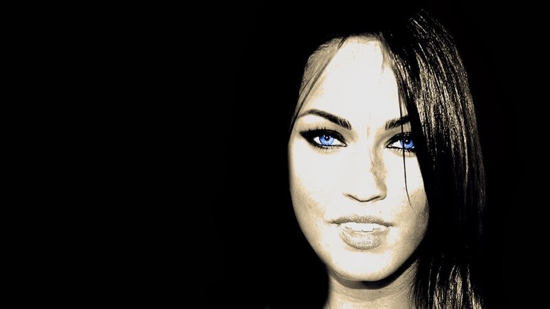 woman with blue eyes