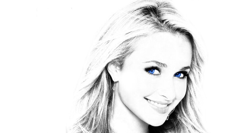 woman with blue eyes