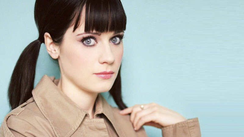 woman with blue eyes and bangs