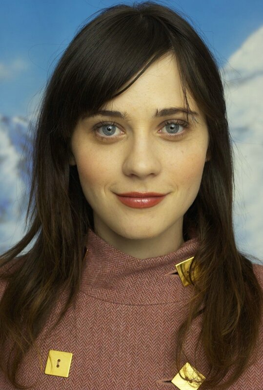 woman with blue eyes and brown hair