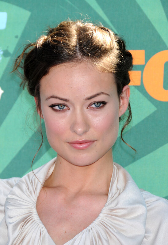 woman with blue eyes at event