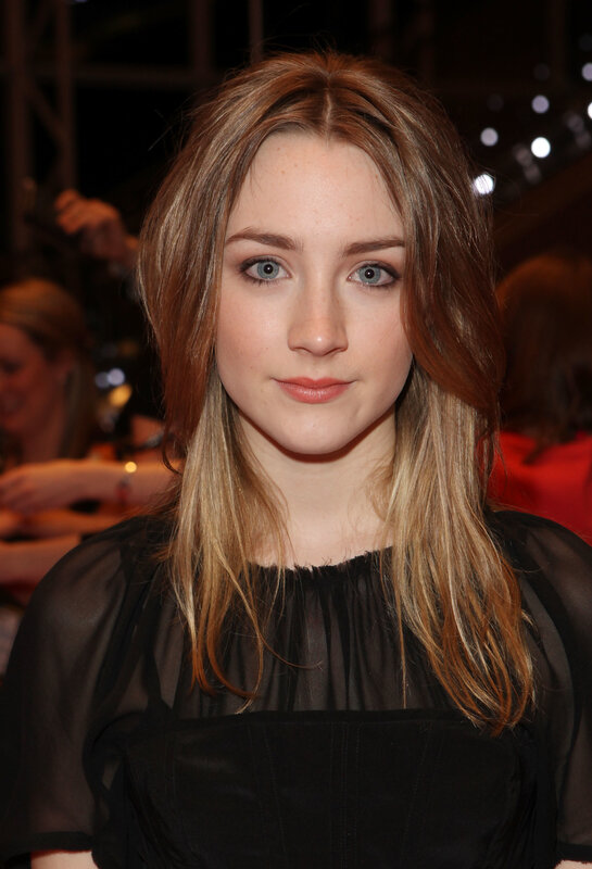 woman with blue eyes at event