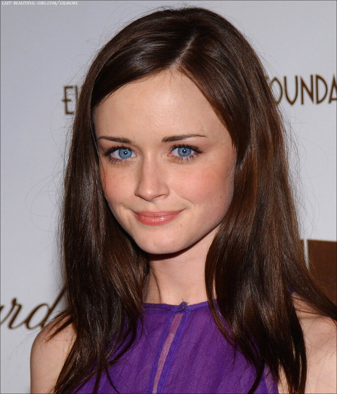 woman with blue eyes at event