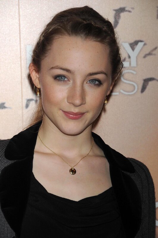 woman with blue eyes at event