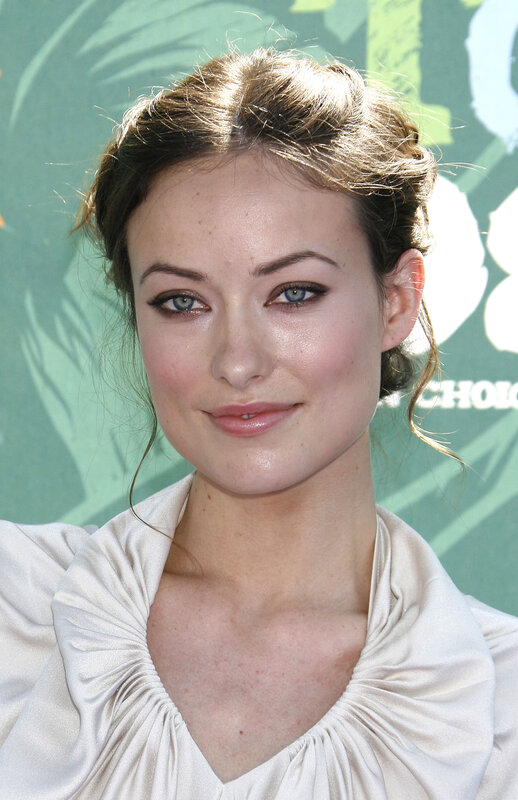 woman with blue eyes at event