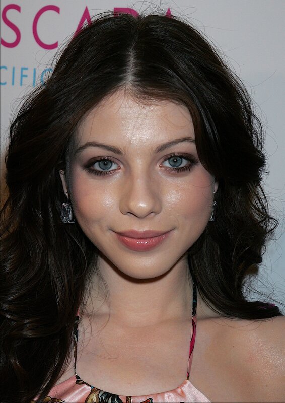 woman with blue eyes at event
