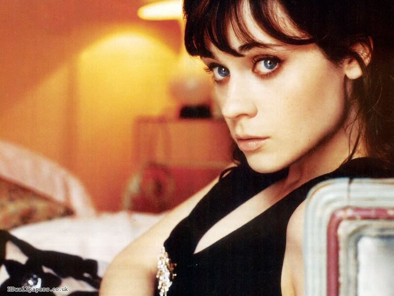 Woman with Blue Eyes — Black, Intense