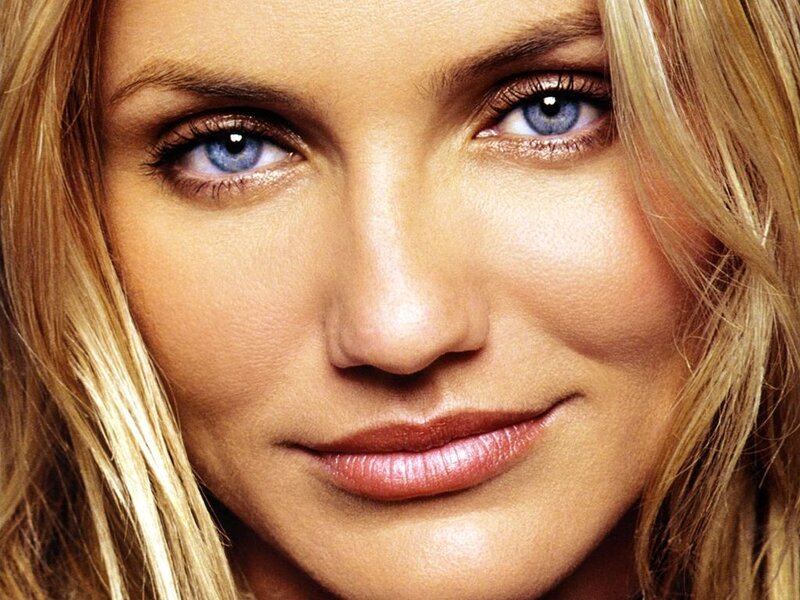 Woman with Blue Eyes — Blonde, Calm, Photograph, Blonde Hair, Blue Eyes, Brown