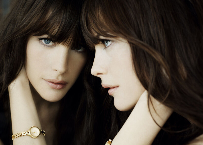 Woman with Blue Eyes — Brown, Intense, Photograph, Watch