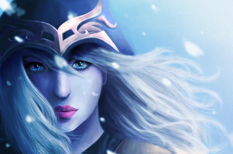 Woman with Blue Eyes — Cold