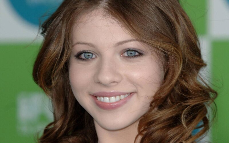 Woman with Blue Eyes — Green, Neutral, Photograph, Brown Hair, Smile