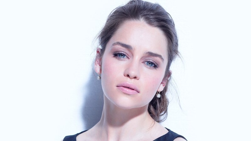 Woman with Blue Eyes — Hair Bun