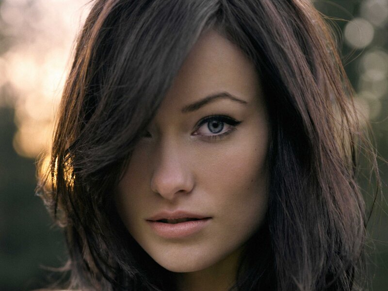 woman with blue eyes in sunlight