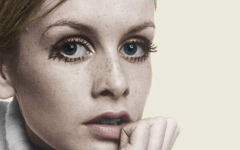 Woman with Blue Eyes — Intense, Photograph, Freckles
