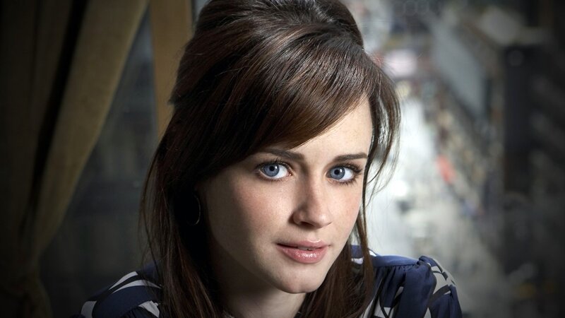 woman with blue eyes looking at camera