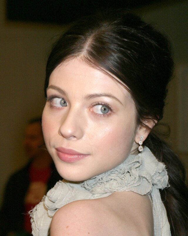 woman with blue eyes looking sideways