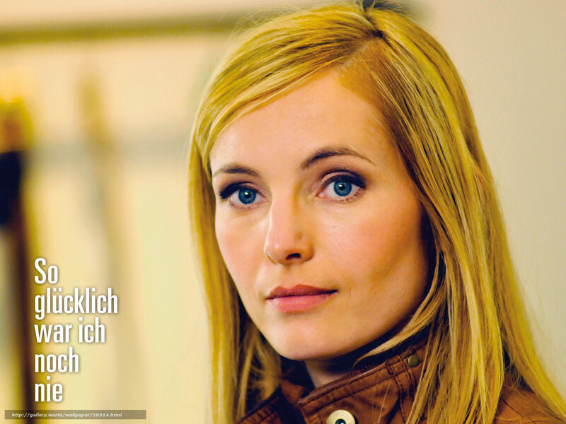 woman with blue eyes looking