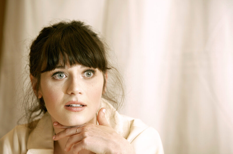 woman with blue eyes looking up