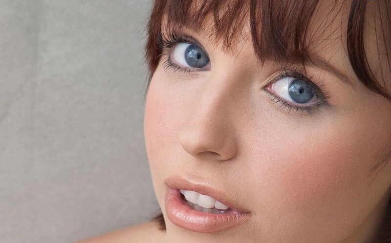 Woman with Blue Eyes — Neutral, Photograph, Hair, Face