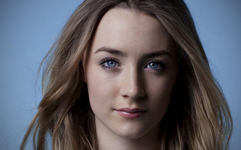 Woman with Blue Eyes — Neutral, Photograph, Hair
