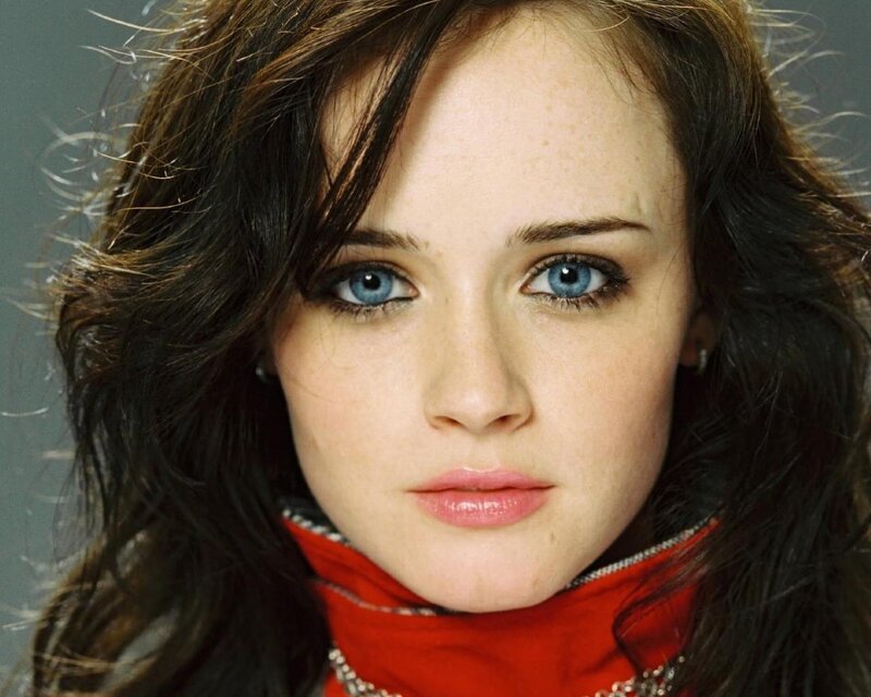 Woman with Blue Eyes — Red, Neutral