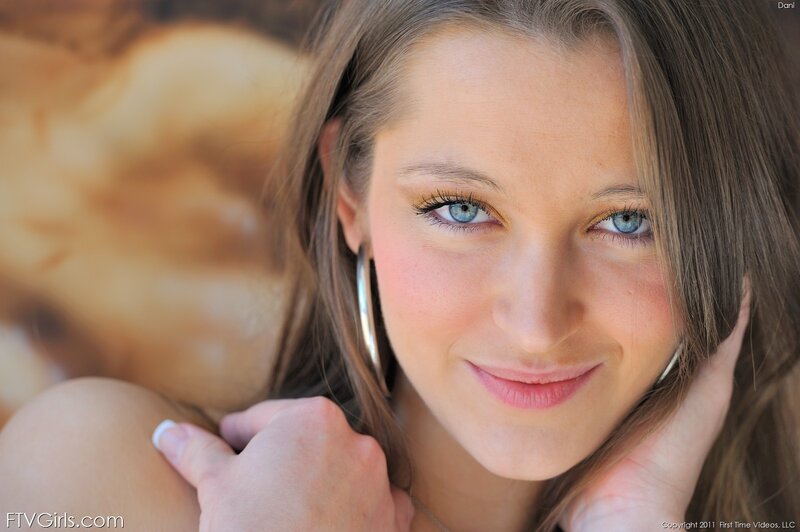 woman with blue eyes smiling