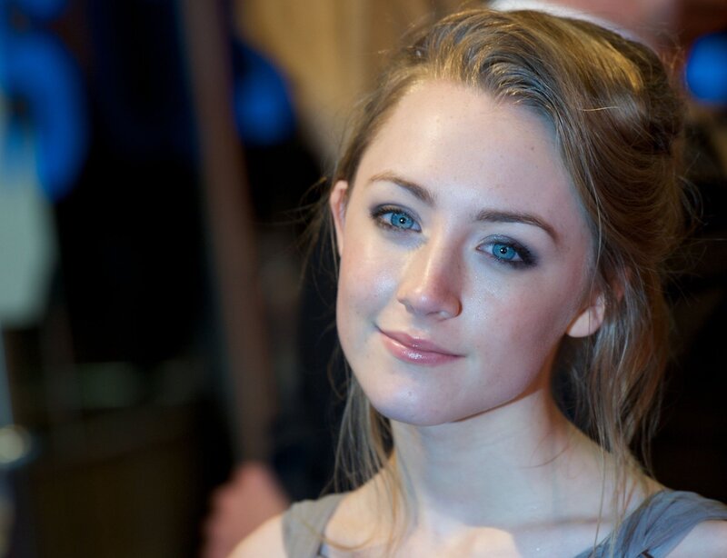 woman with blue eyes smiling